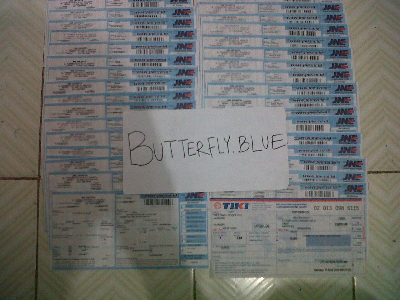 Jam alarm (BUTTERFLY.BLUE COLLECTION)