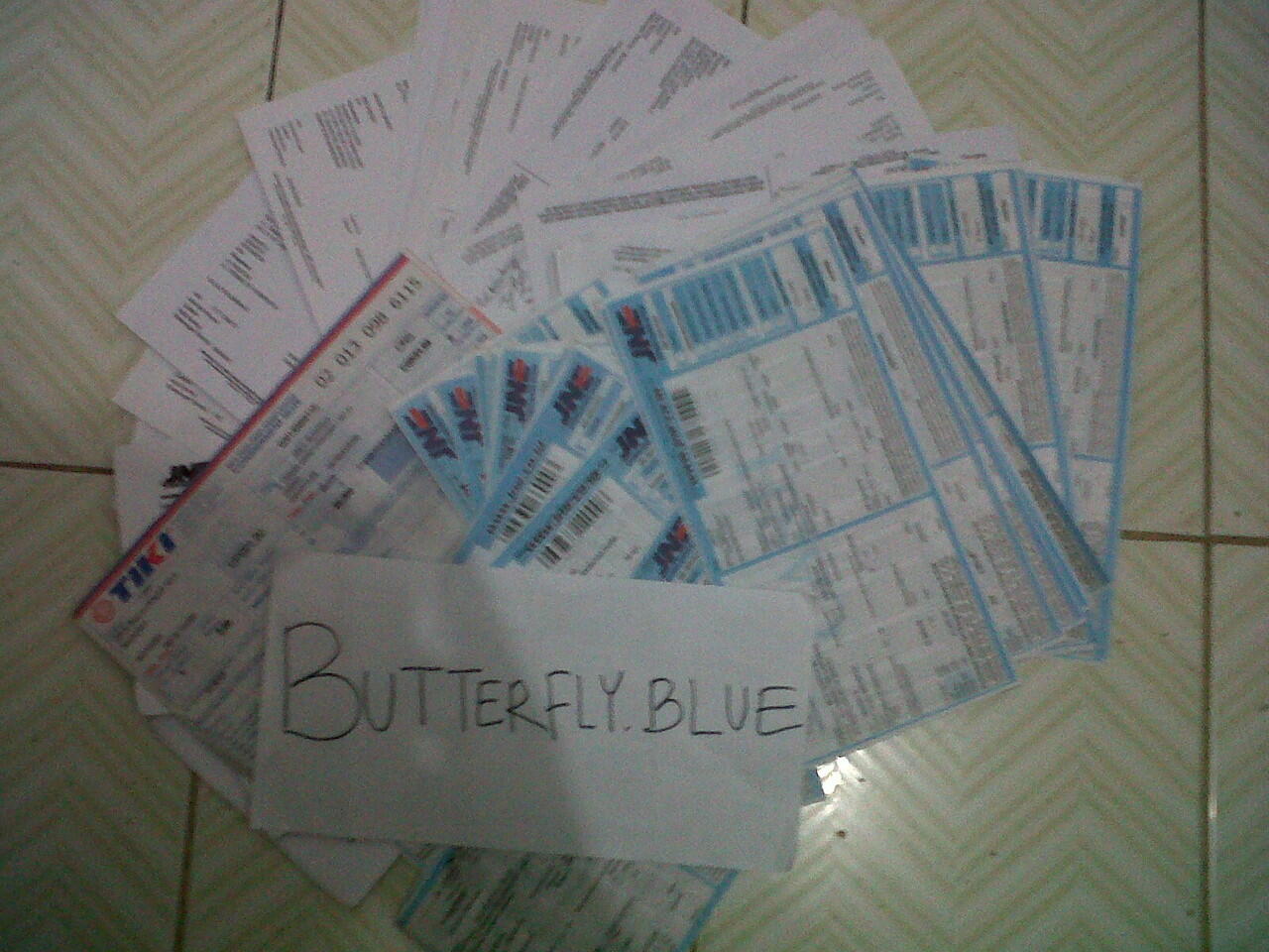 Jam alarm (BUTTERFLY.BLUE COLLECTION)