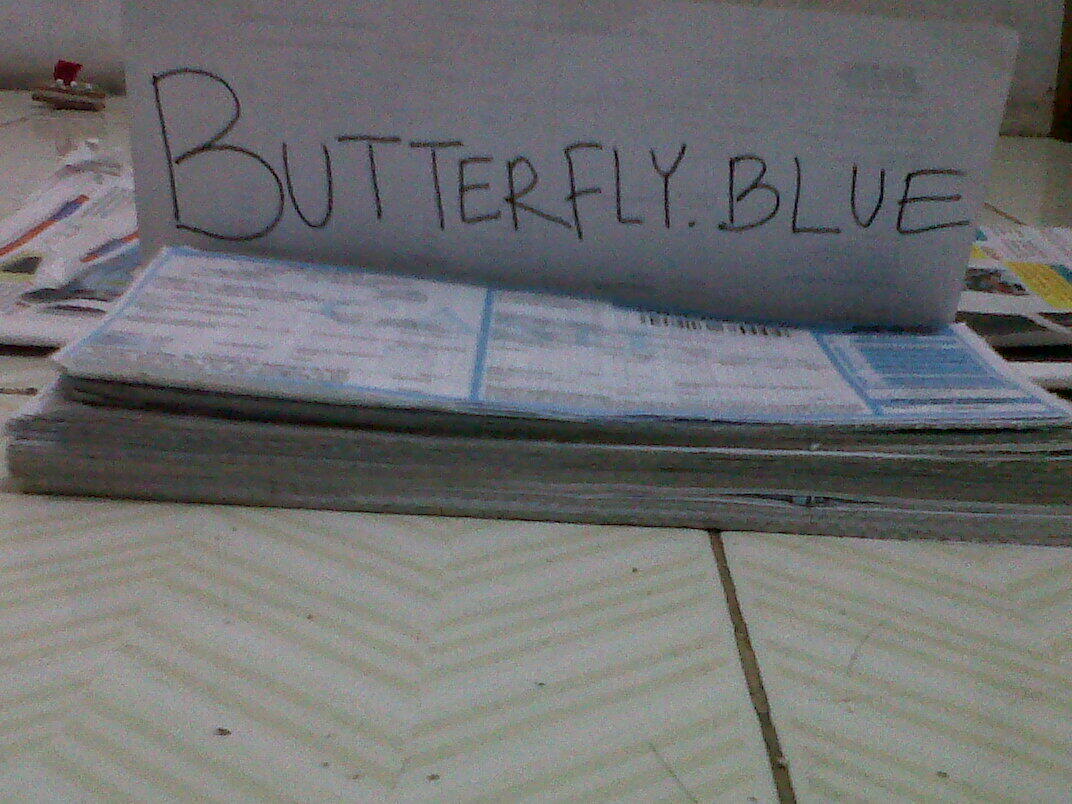 Jam alarm (BUTTERFLY.BLUE COLLECTION)