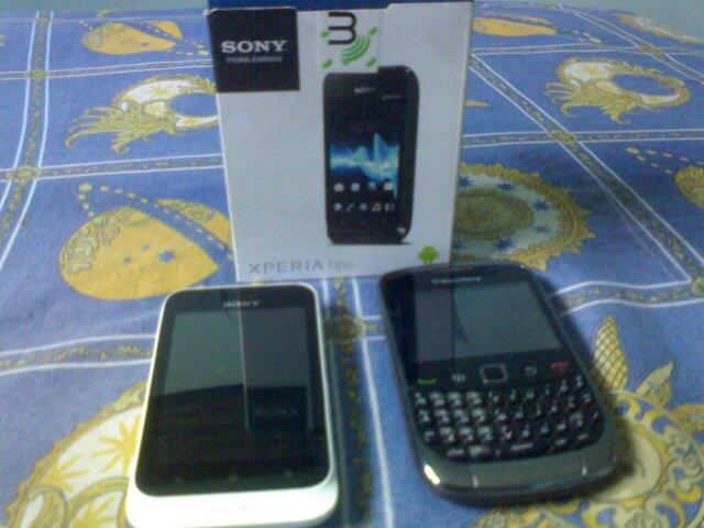 jual Sony Xperia till + blackberry 9330