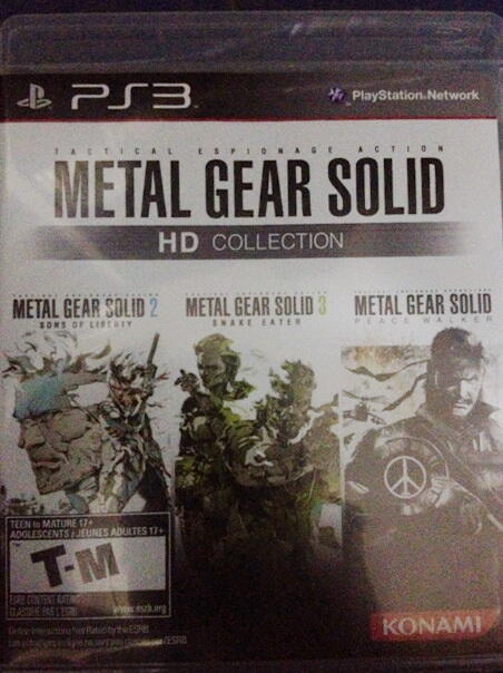 Kaset PS3 Ori Metal Gear Solid (HD Collection)