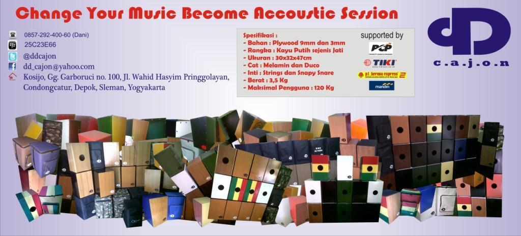 Terjual Alat Musik Akustik dD Instrument CAJON, BASS 