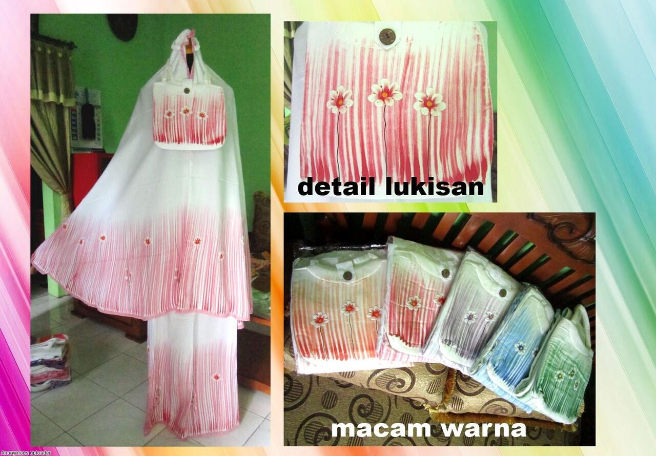 Mukena Lukis Asli SOLO (harga grosir - paling murah)