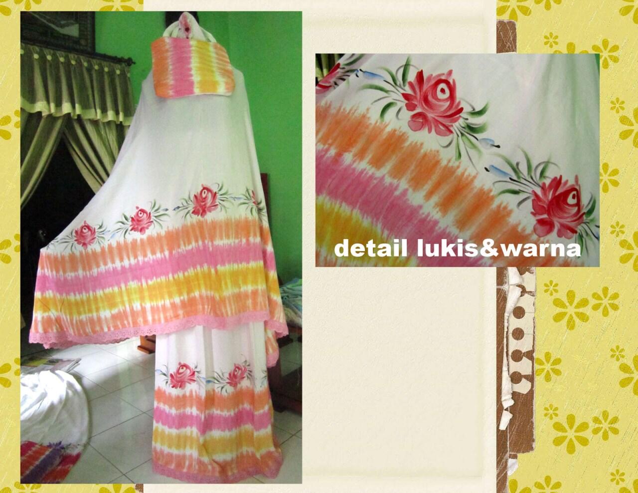 Mukena Lukis Asli SOLO (harga grosir - paling murah)