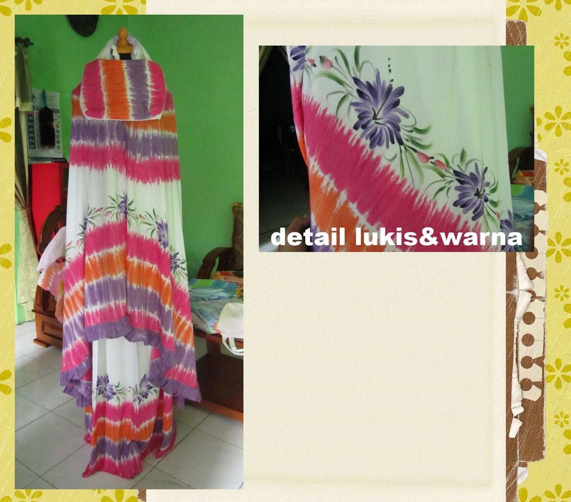 Mukena Lukis Asli SOLO (harga grosir - paling murah)