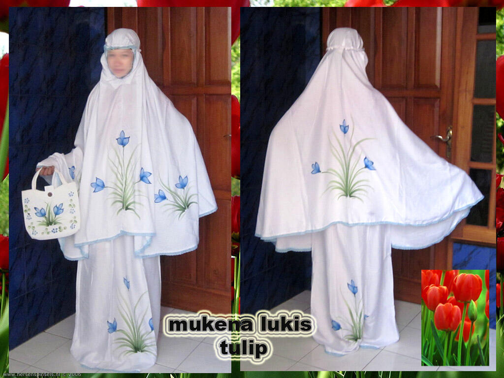 Mukena Lukis Asli SOLO (harga grosir - paling murah)