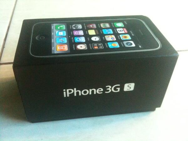 Dijual iphone 3gs 16gb fu hitam fulset