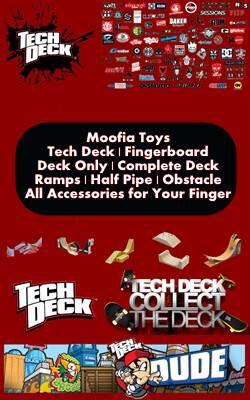 █ Moofia Toys █ Tech Deck | Fingerboard Ramps | Flick Trix | Mini Skate Accessories