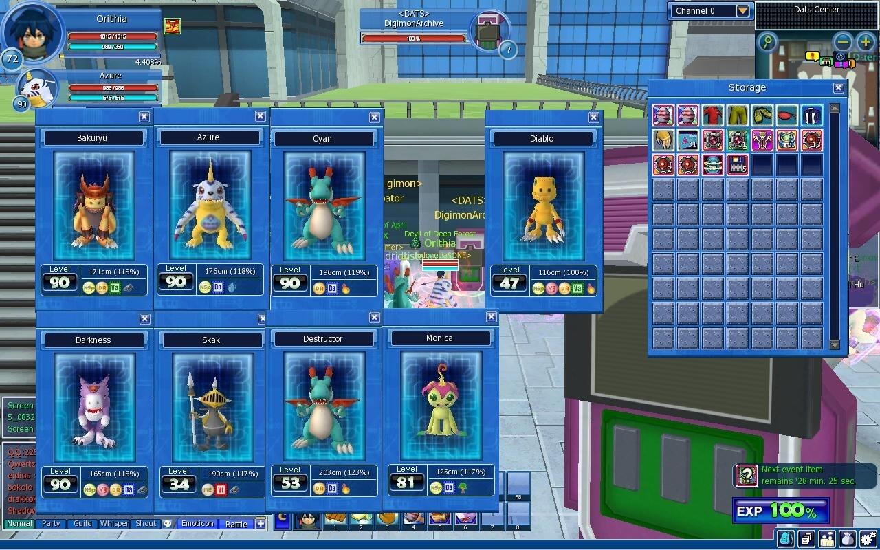 JUAL ID DIGIMON MASTERS ONLINE (GDMO) SERVER LUCEMON