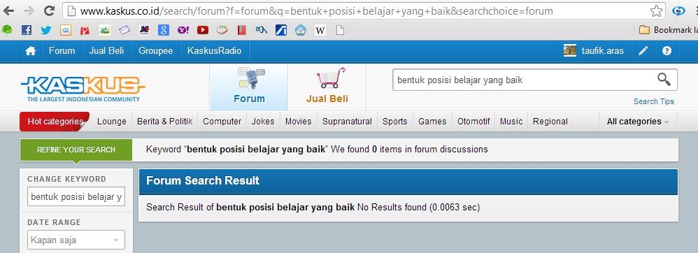 Bentuk Posisi Belajar yang Baik