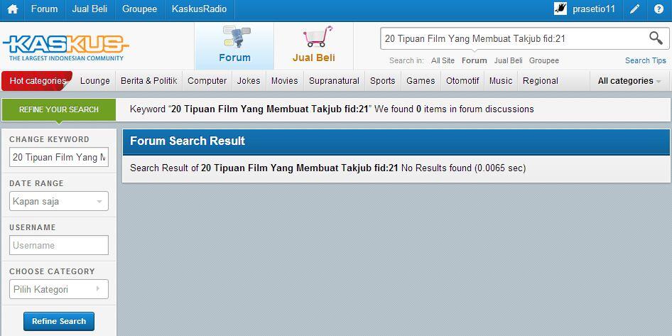 20 Tipuan Film Yang Membuat Takjub