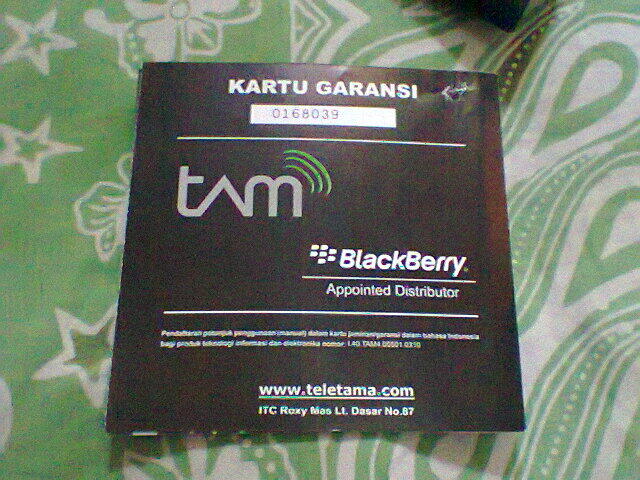 JUAL BLACBERRY 9700 ONYX 1 TAM MULUS