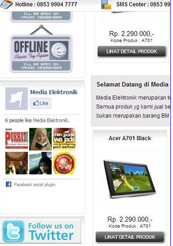 Ciri-ciri Toko Online Fiktif