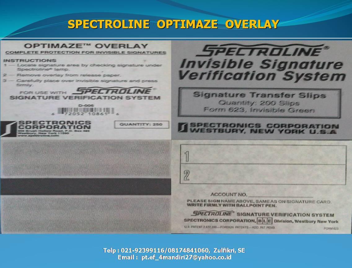 Spectroline overlay