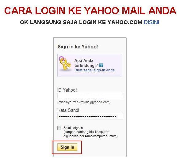 Tips Memproteksi Akun Yahoo Mail Anda