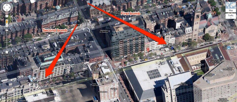 boston marathon explosions (foto dan korban)