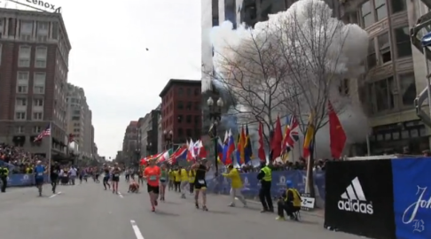 boston marathon explosions (foto dan korban)