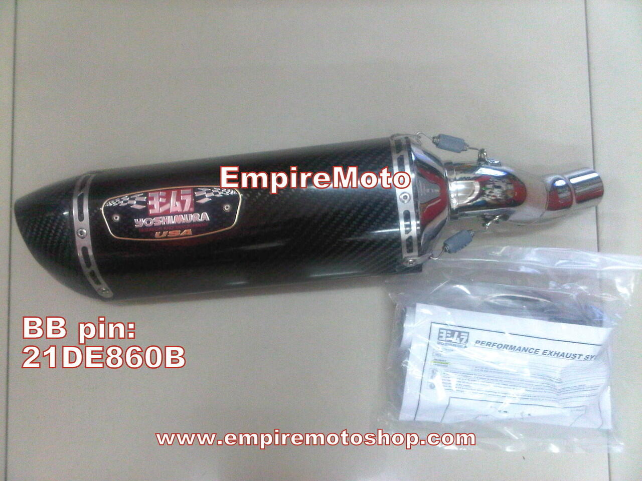 Knalpot Yoshimura USA R77 Slip on Ninja 250 FI