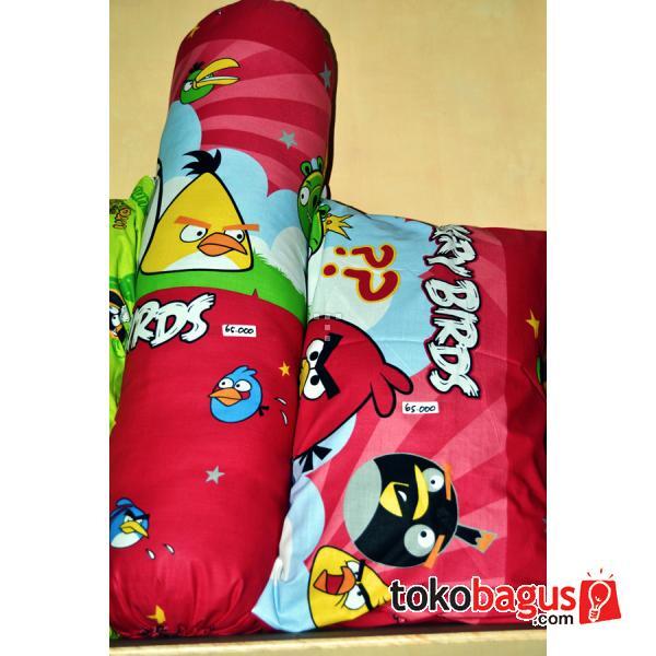 Satu Set Bantal Guling Tidur Silikon Berbagai Motif