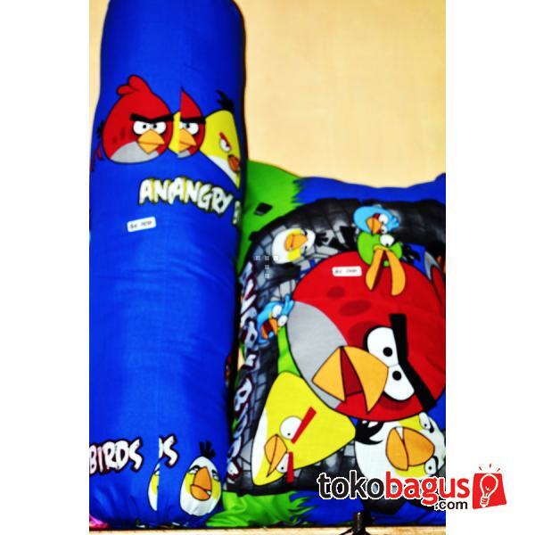 Satu Set Bantal Guling Tidur Silikon Berbagai Motif