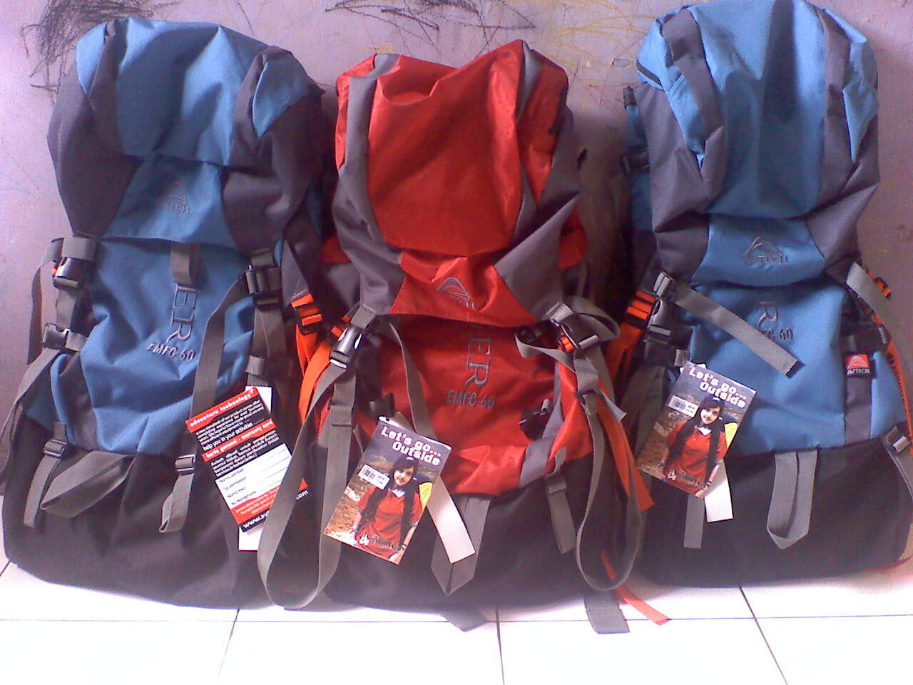 Terjual JUAL NEW Tas  Carrier  AVTECH 0318 seri EIGER  60 