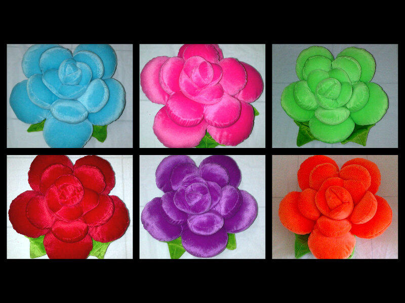 Bantal Bunga Mawar