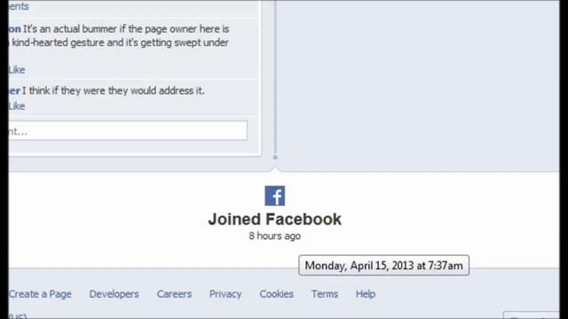 Aneh, Sebuah Page Facebook “Memorial” Dibuat Sebelum Terjadinya Ledakan Boston