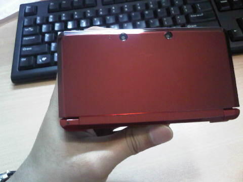 DIJUAL Nintendo 3DS Flame Red Merah Murah