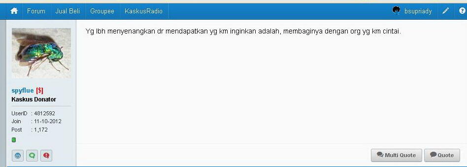 GAK CUMA THREAD BB++ ATAU PENIPUAN YANG ADA DI KASKUS, PUJANGGA KASKUS JUGA ADA..!!!