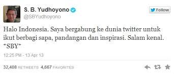 4 Fakta tentang Account Twittter @SBYudhoyono