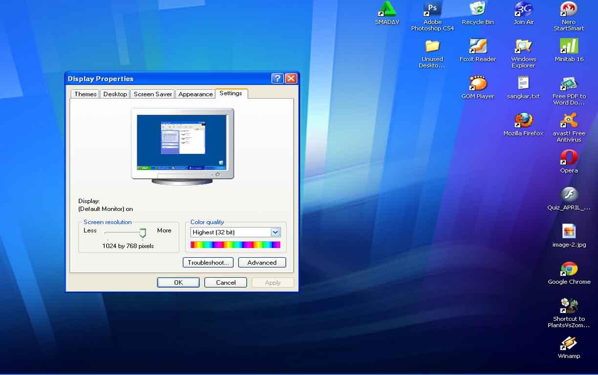 Konsultasi VGA ATI Radeon di Dell Vostro 1088 resolusi jadi kecil setelah bluescreen