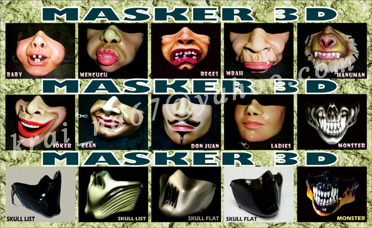 MASKER3D UNIK, YANG LAIN KETINGGALAN
