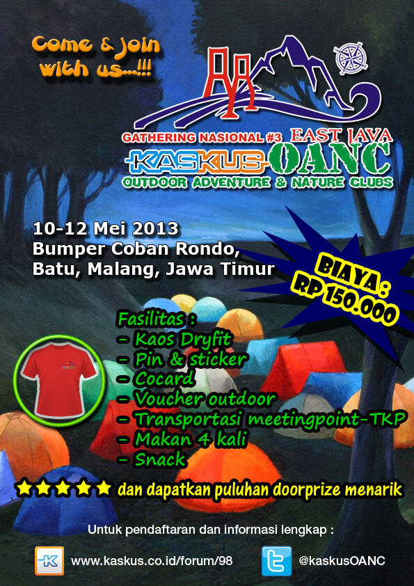 ۩۞۩ &#91;INVITATION&#93; Gathering Nasional OANC #3, 10-12 Mei 2013, Coban Rondo-Jatim ۩۞۩