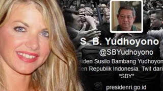 Vicky Vette Menggoda Presiden SBY melalui Twitter