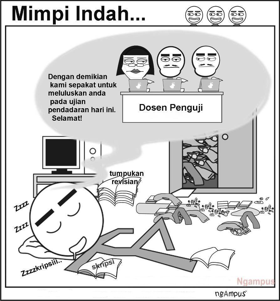 poting ke 2 Cartun ngampus