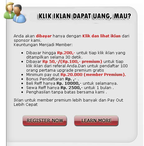 Serang PTC Baru Indonesia &#91;WarKlik&#93;. Free premium untuk 100 member tercepat