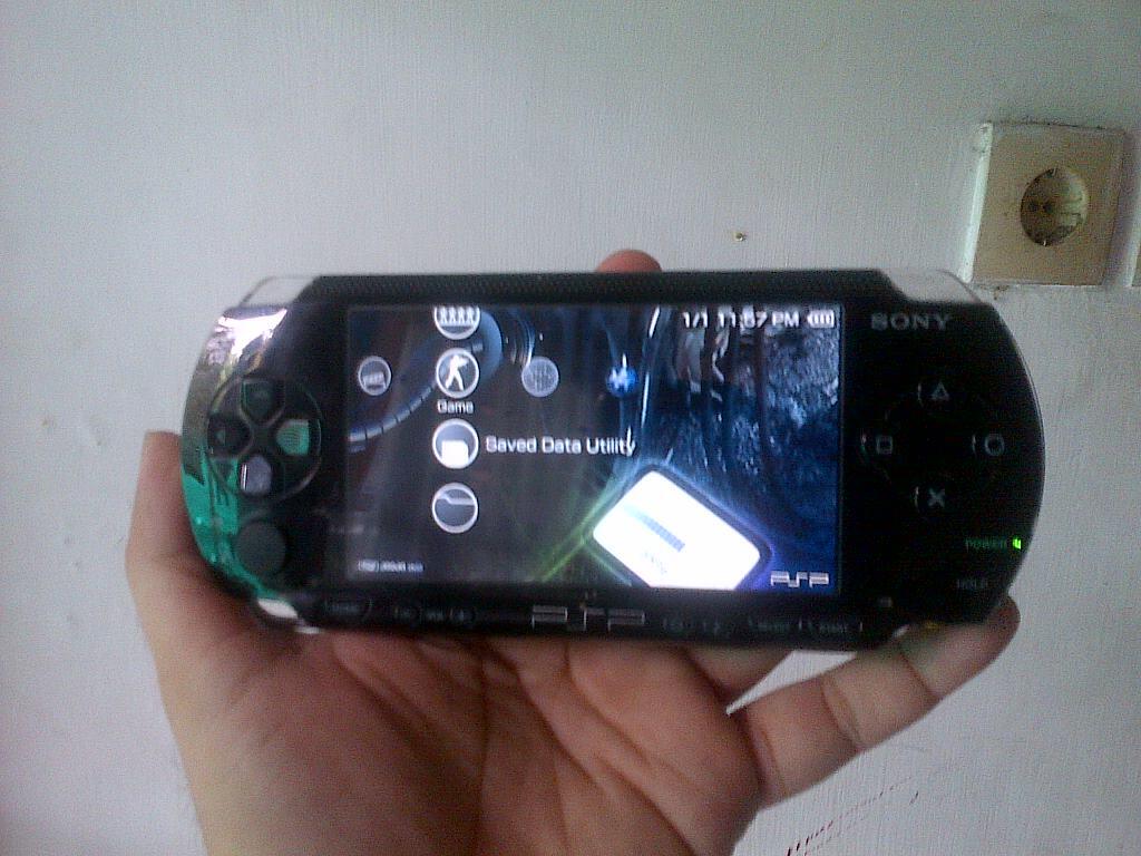 SONY PSP BLACK MULUS