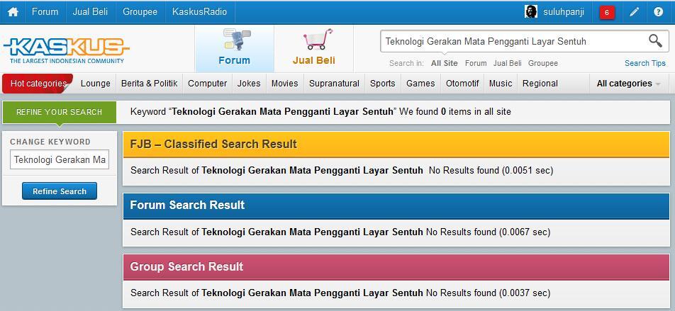 Teknologi Gerakan Mata Pengganti Layar Sentuh