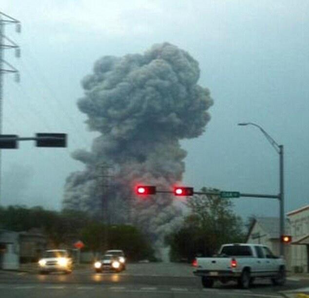 Pray for Texas, Ledakan di Pabrik Pupuk di Texas, Amerika