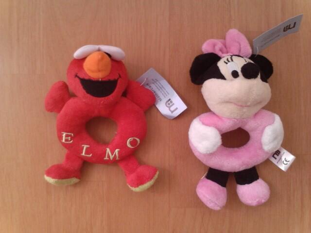 Boneka tarik, ELC stick rattle, Mothercare ring rattle