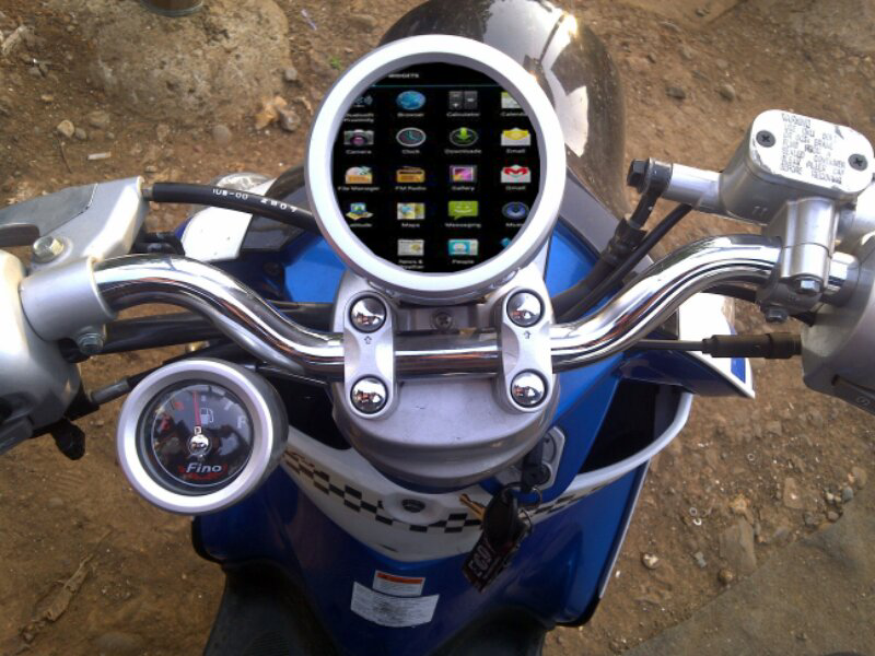 motor ini yg bisa android gan..canggiih