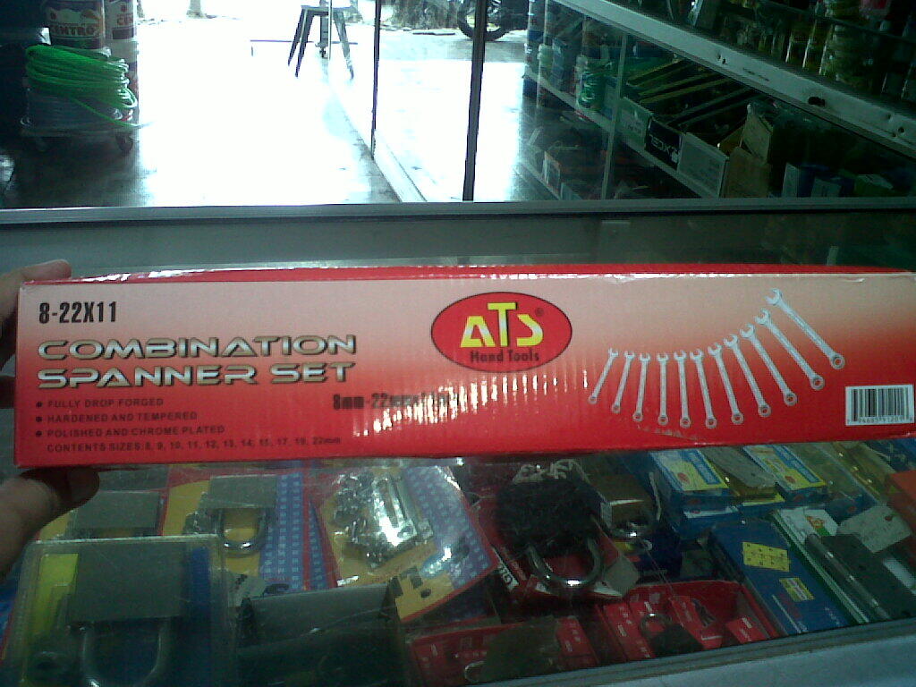 Kunci pas dan ring merk ATS set