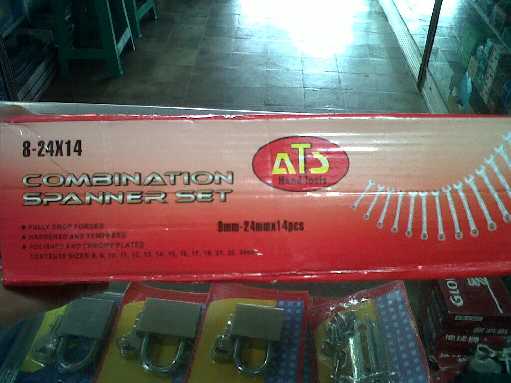 Kunci pas dan ring merk ATS set