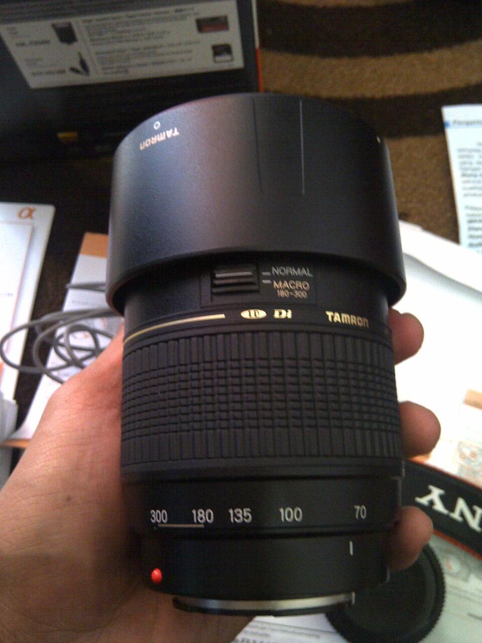 FS Kamera SONY a290 +lensa kit+ lensa tamron 70-300+bonus bandung