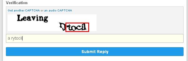 Captcha Kaskus mulai berbau BB+++