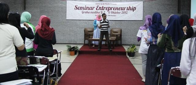 Menghadirkan jiwa entrepreneur melalui berbagai sarana dan seminar bisnis