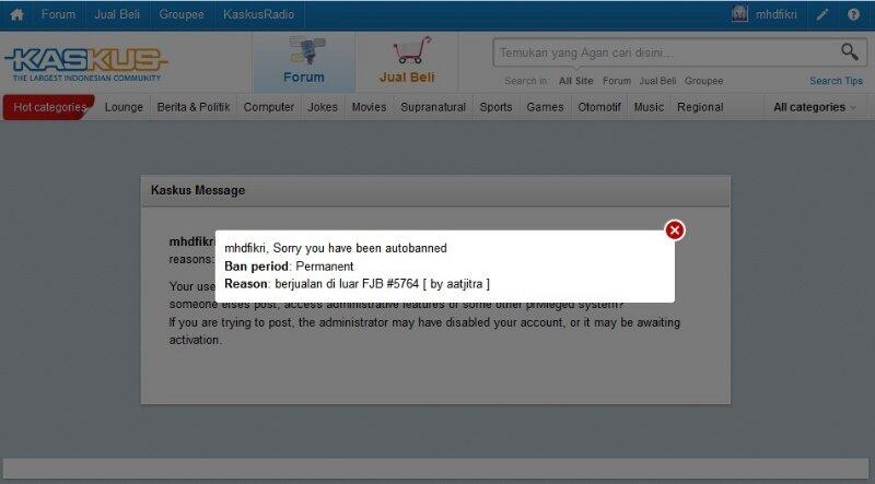 Permohonan Maaf kepada Momod aatjitra &#91; req: unbanned ID Mhdfikri &#93;
