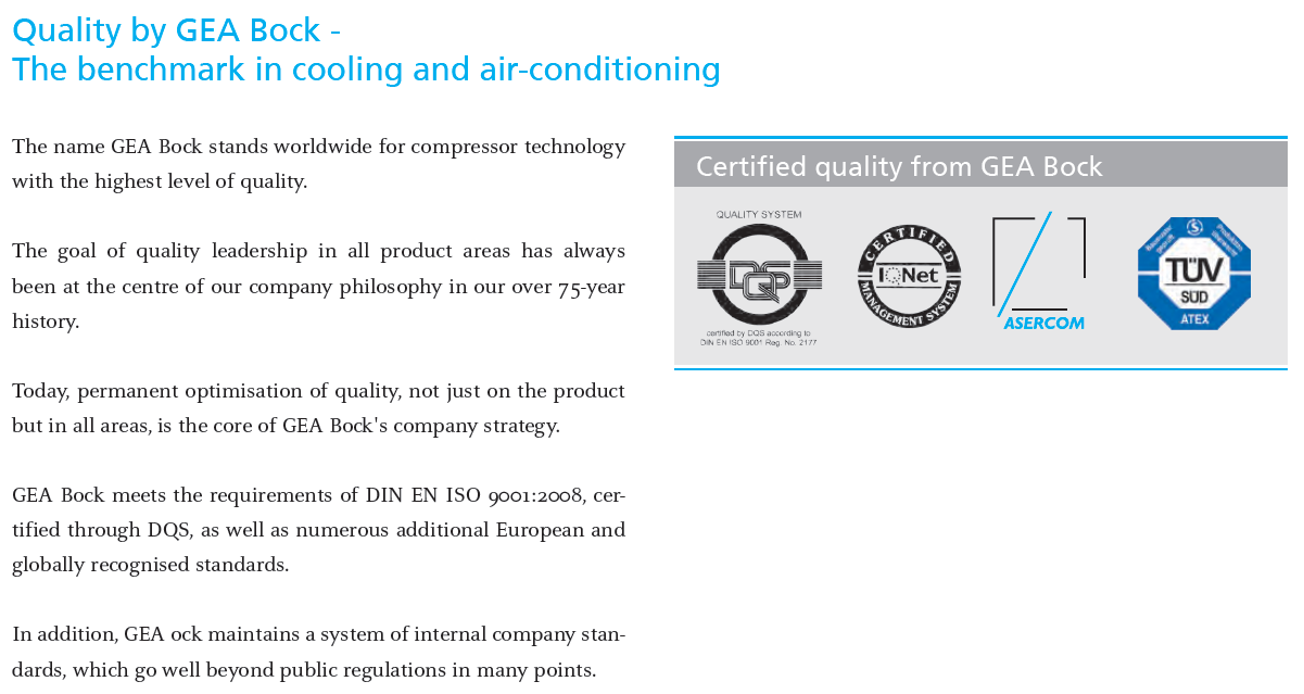 Jual Compressor BOCK untuk Cold Storage, Refrigeration, Freezer