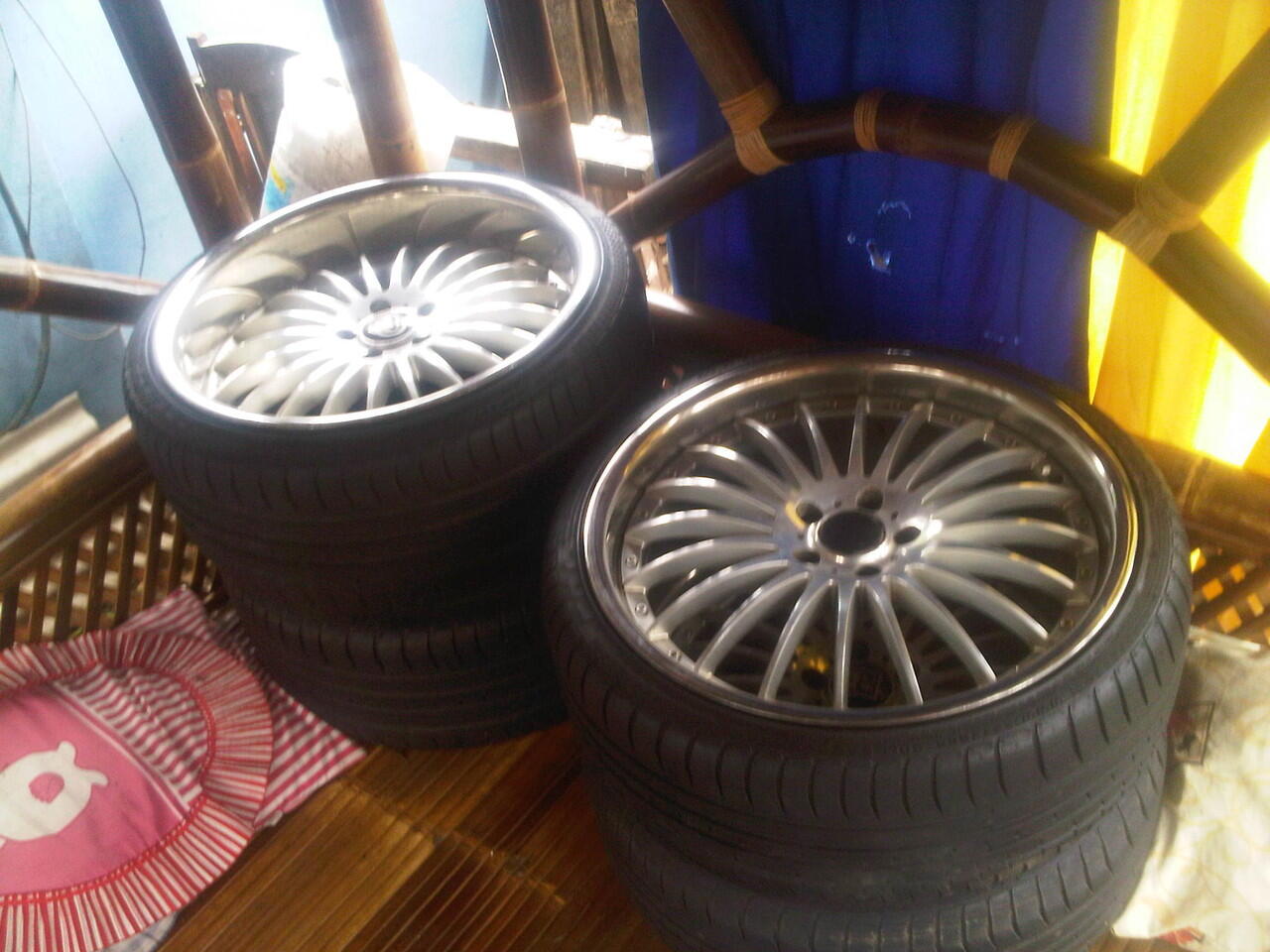 velg rep lexani ring 20 lebar 8.5-10 + ban