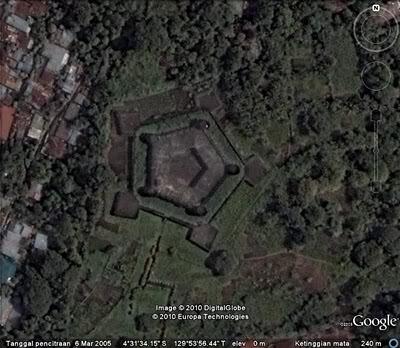 10 Tempat Menarik di Indonesia Dilihat dari Google Earth